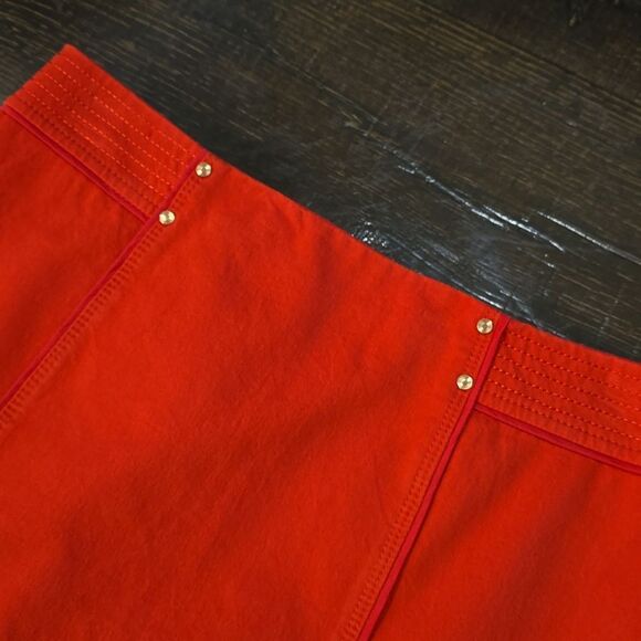 White House Black Market Red Pencil Skirt - Picture 6 of 15